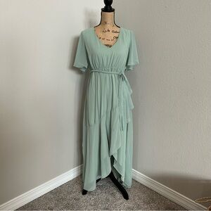 Mint Green Bridesmaid’s Dress